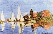Claude Monet Regatta at Argenteuil China oil painting reproduction